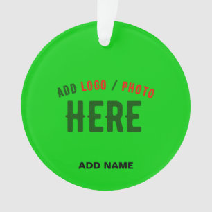 ORNAMENTO NA MODA MODERNO PERSONALIZADO VERDE LIMÃO VERIFICA