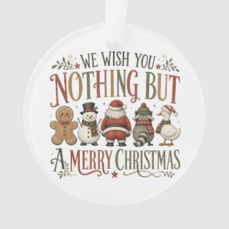 Ornamento Nada Além de um Natal Alegre