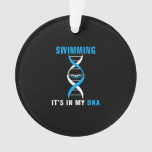 Ornamento Nadar É No Meu DNA, Engraçado Swimer, Nadar Lega