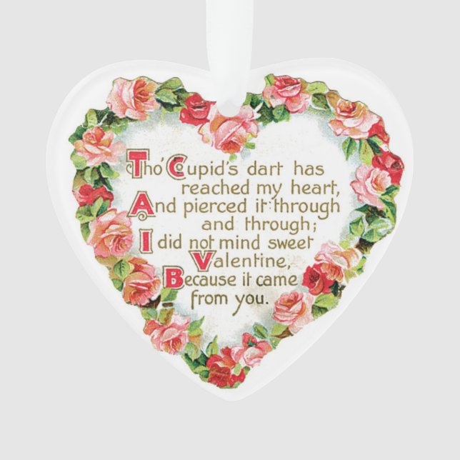 Ornamento Namorados antigo (Frente)