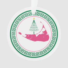 Ornamento Nantucket Christmas Stroll Ornament w Tree
