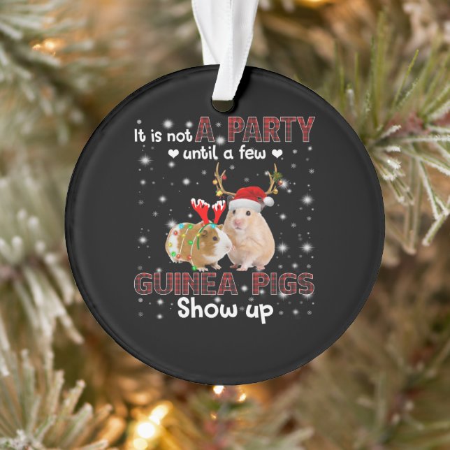 Ornamento Não É Uma Festa Até Que Alguns Porcos Da Guiné Apa (Árvore)