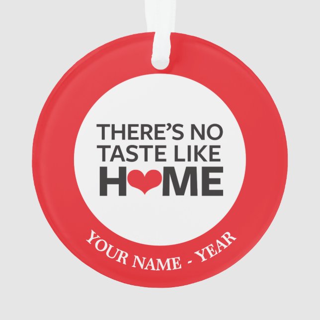 Ornamento Não há nenhum gosto como a casa (Verso)