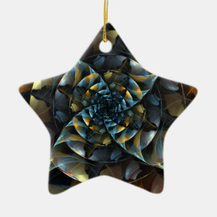 Ornamento nas Estrelas do PinWheel Abstrato Art