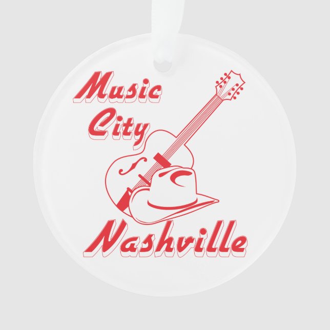 Ornamento Nashville. Cidade da Música (Frente)