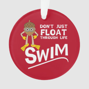 Ornamento Natação através da vida