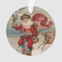 Ornamento Natais vintages Yule Holiday Acrylic