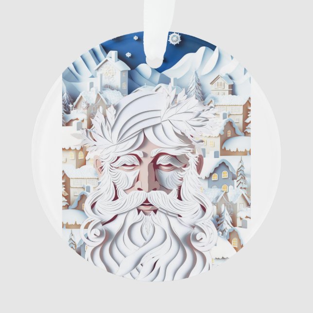 ORNAMENTO NATAL BRANCO (Frente)