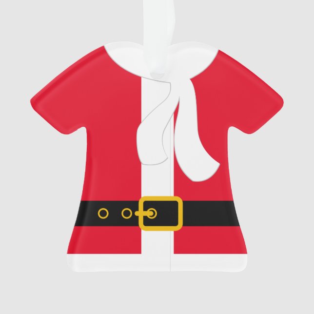 Ornamento Natal Casaco Red Santa Claus (Frente)