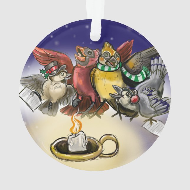 Ornamento Natal das aves de cozinha (Verso)