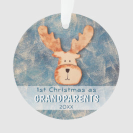 Ornamento Natal de 1rua como Feriado de Cachorro de Avós