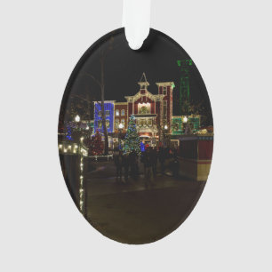 Ornamento Natal de Aterrissagem com Bombeiros