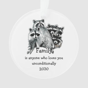 Ornamento Natal de Citação de Amor entre Amigos da Famíli