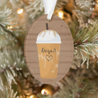 Ornamento Natal de Natal de Café Forçado para Trendências Pe