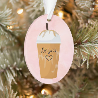 Ornamento Natal de Natal de Café Forçado Personalizado