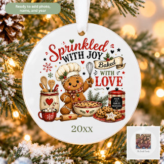 Ornamento Natal de Panificação de Biscoito e Gingerbread Vin