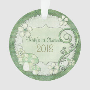 Ornamento Natal do bebé lunático de Chantily ø