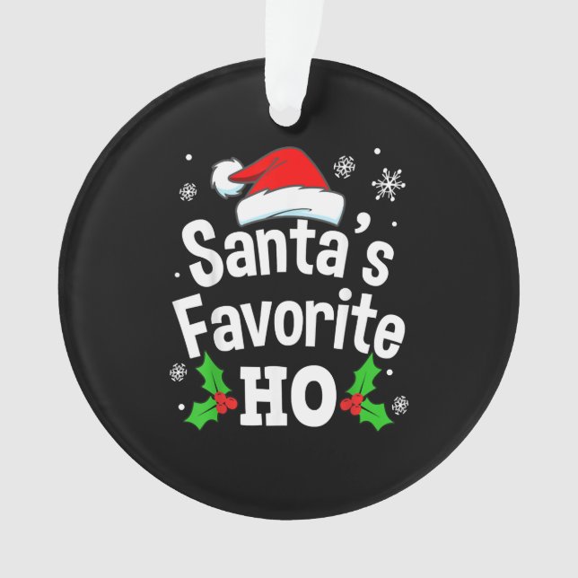 Ornamento Natal do Pajama Adulto Sujo (Frente)