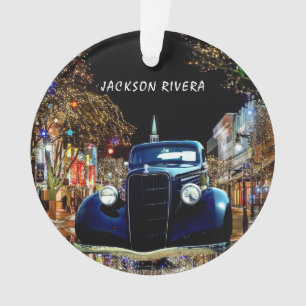 Ornamento Natal do Sedan Negro de 1930