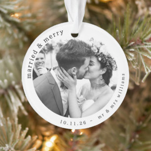 Ornamento Natal dos Nomes de Fotografias Casados e Felizes M