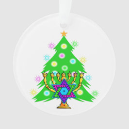 Ornamento Natal e Hanukkah