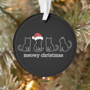 Ornamento Natal Felino Meowy Gato Natal Fofo Gatinho Gatos P