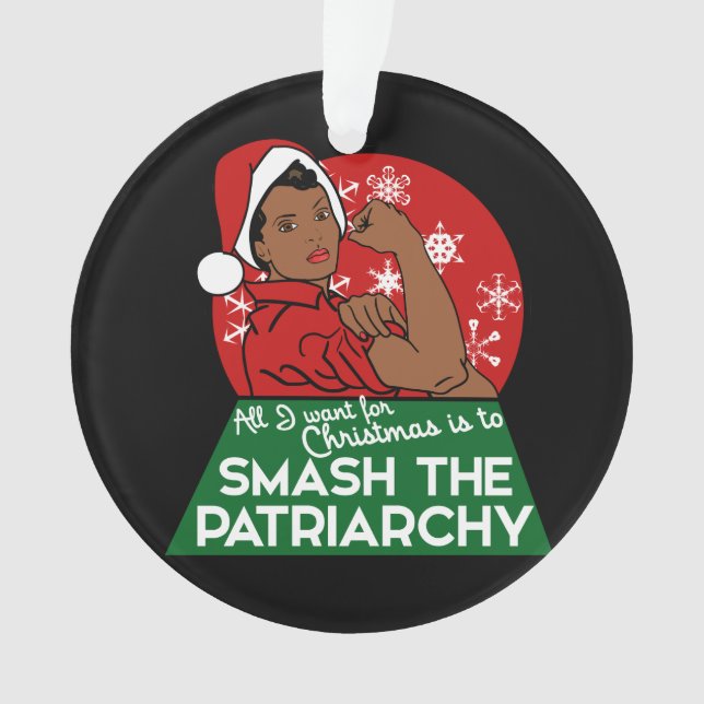 Ornamento Natal feminista (Frente)