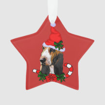 Natal fofo do Basset Hound