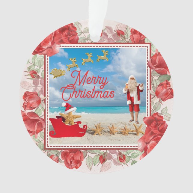 Ornamento Natal Fofo e Brilhante (Frente)