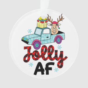 Ornamento Natal Gift Jolly Af