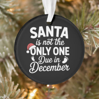 Ornamento Natal Não é o Único Devido Dezembro Gravidez Natal
