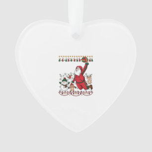 Ornamento Natal Papai Noel Volei Boneco de Neve Rena