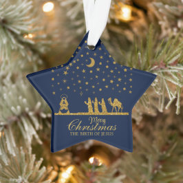 Ornamento Natal religioso, Nascimento de Jesus, Três Rei