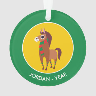 Ornamento Natal Zora o cavalo