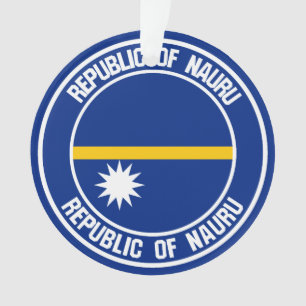 Ornamento Nauru Round Emblem