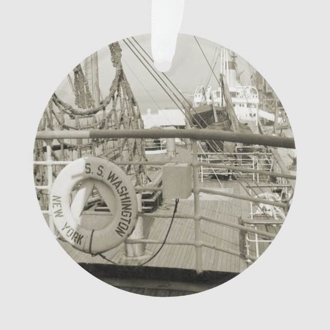 Ornamento Navio de cruzeiro de luxo de Washington - 1930 (Frente)