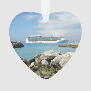 Ornamento Navio de cruzeiros em CocoCay