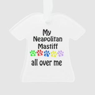 Ornamento Neapolitan Mastiff caminha Design