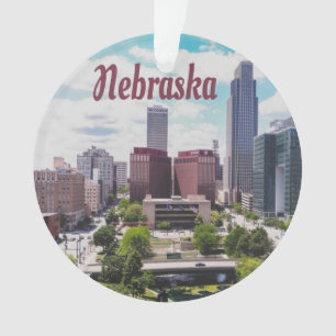 Ornamento Nebraska City Skyline Omaha
