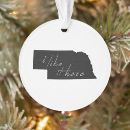 Ornamento Nebraska eu gosto d indico aqui o preto da