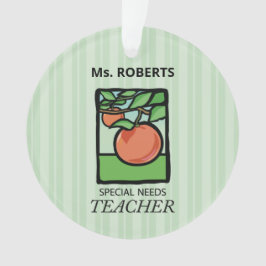 Ornamento Necessidades Especiais Professora Obrigado, Apple