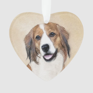 Ornamento Nederlandse Kooikerhondje - Pintura de Cachorro
