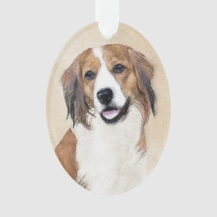 Ornamento Nederlandse Kooikerhondje - Pintura de Cachorro