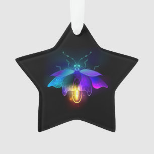 Ornamento Neon Firefly a preto