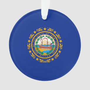 Ornamento New Hampshire State Flag Design