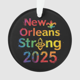 Ornamento New Orleans Strong 2025 Inspiring NOLA Pride