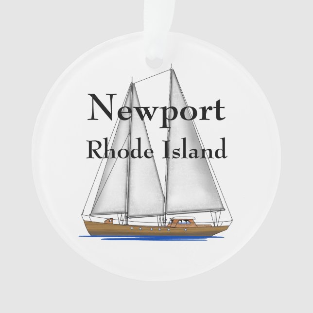 Ornamento Newport Rhode - ilha (Frente)