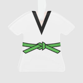 Ornamento Ninja Em Treinamento Personalizado No Cinturão Ver