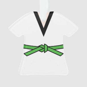 Ornamento Ninja Em Treinamento Personalizado No Cinturão Ver