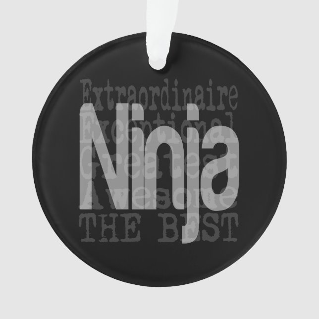 Ornamento Ninja Extraordinaire (Frente)